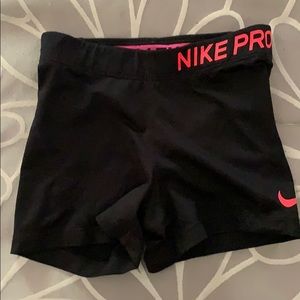 pink nike pros